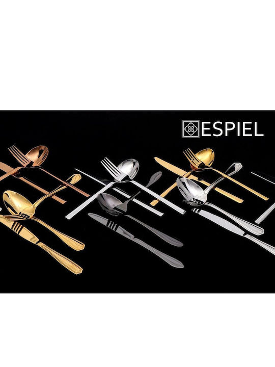 Espiel Empire Πιρούνι Φρούτου/Γλυκού Ανοξείδωτο Χρυσό 15.6cm
