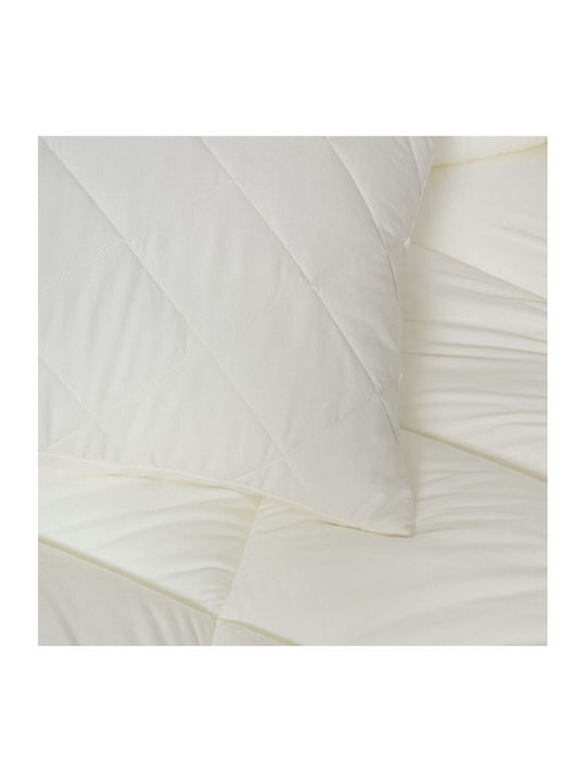 Cottonbox Set Pilotă Single 160x200cm Ecru 4buc