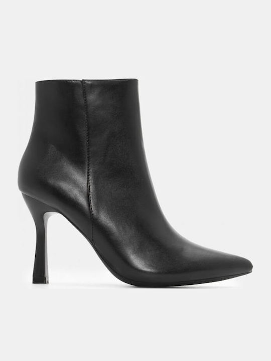 Leather Women's Ankle Boots Black