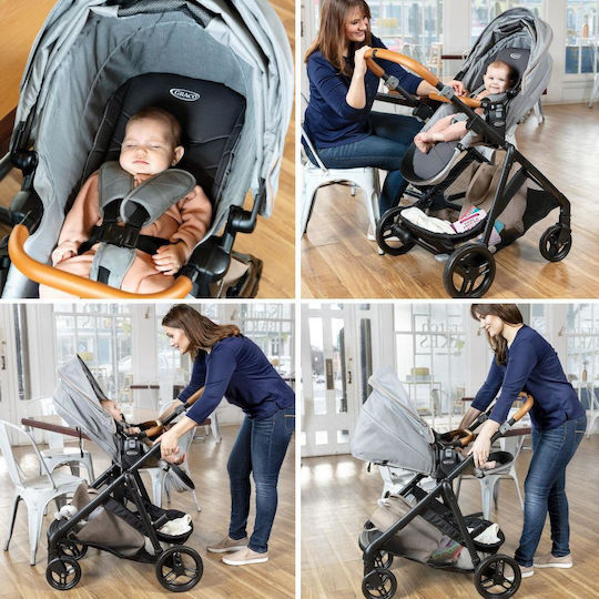Graco Near2Me Reglabil Cărucior pentru Bebeluși Potrivit pentru Nou-născut Kaki 11.5kg G6DV999KHKEU