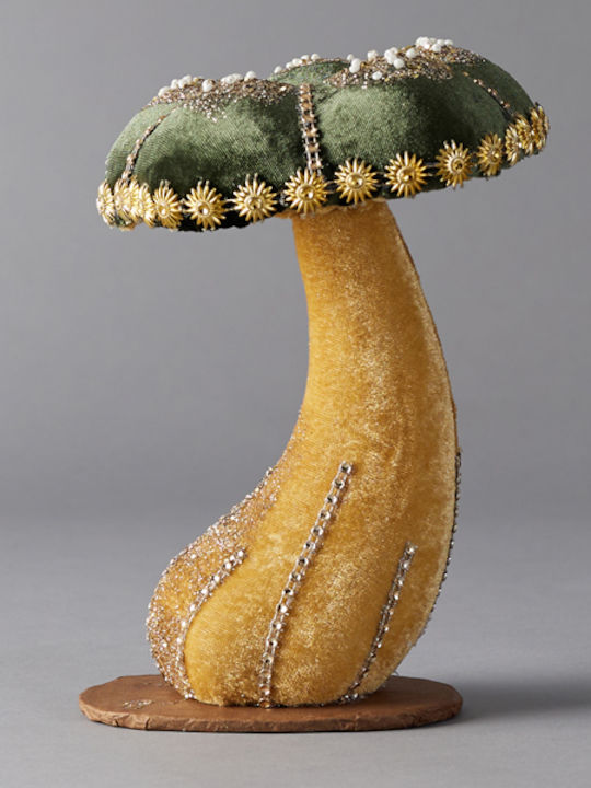 Eurolamp Christmas Fabric Figure Mushroom Green Height 23cm 2pcs