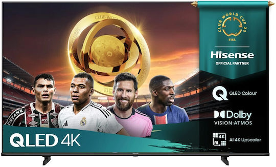 Hisense Smart Τηλεόραση 55" 4K UHD QLED E7Q HDR (2025) 55E7Q