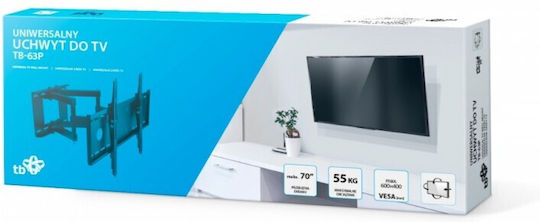 TB Touch TB-63P Βάση Τηλεόρασης Τοίχου με Βραχίονα έως 70" και 55kg