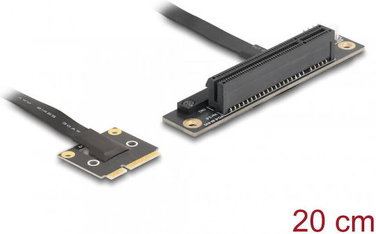 Αντάπτορας Delock Mini Pcie Male To Pcie 3.0 X8 Slot 90°
