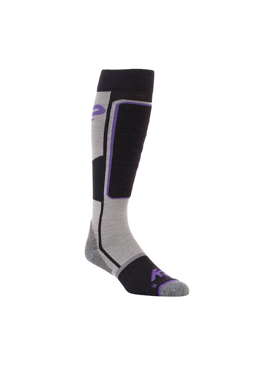 K2 Șosete de schi și snowboard Violet 1 pereche