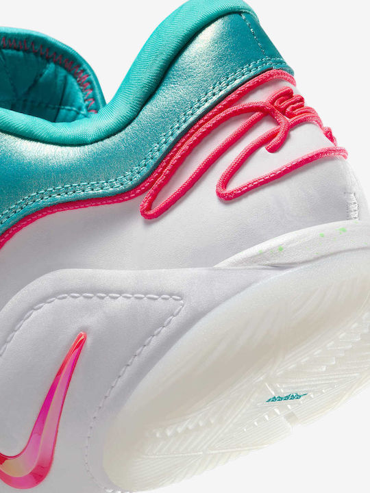 LeBron 22 "Limelight" Χαμηλά Μπασκετικά Παπούτσια Solar Red / White / Vapor Green / Dusty Cactus