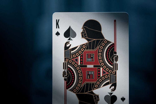 Theory11 Dark Side Σετ Συλλεκτική Τράπουλα Star Wars Πλαστική για Poker Κόκκινη
