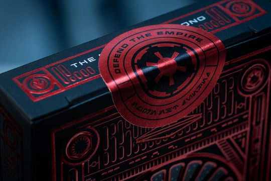 Theory11 Dark Side Σετ Συλλεκτική Τράπουλα Star Wars Πλαστική για Poker Κόκκινη