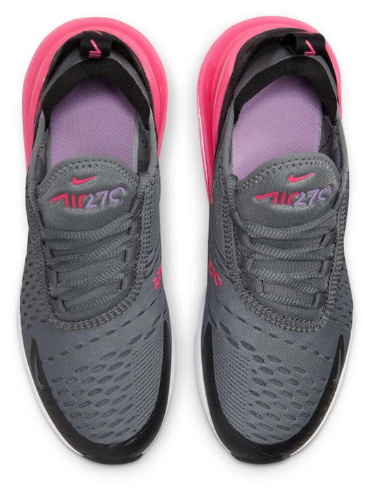 Air Max 270 Παιδικά Sneakers Smoke Grey / Hyper Pink / Black