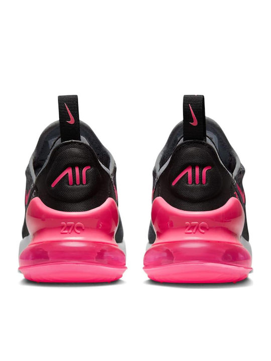 Air Max 270 Παιδικά Sneakers Smoke Grey / Hyper Pink / Black