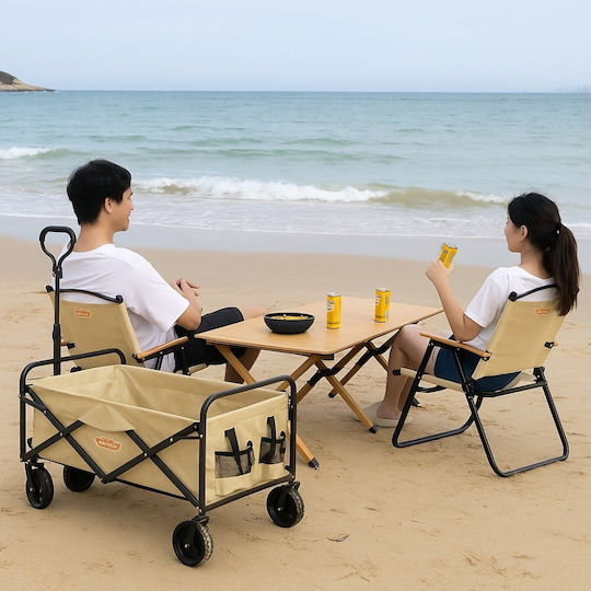 Wadfow Campingmöbel Tischset für Camping Klappbar 4 Stück