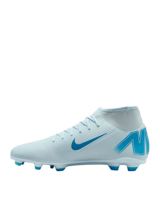 Mercurial Superfly 10 Club FG/MG Kids Soccer Cleats & Shoes Molded Glacier Blue Blue Orbit