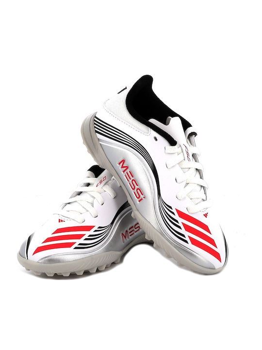F50 Messi League TF Kids Soccer Cleats And Shoes Turf White