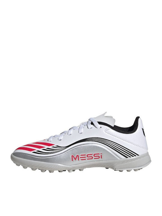 F50 Messi League TF Kids Soccer Cleats And Shoes Turf White