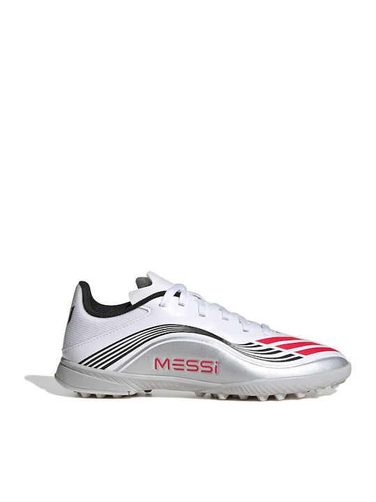 F50 Messi League TF Kids Soccer Cleats And Shoes Turf White