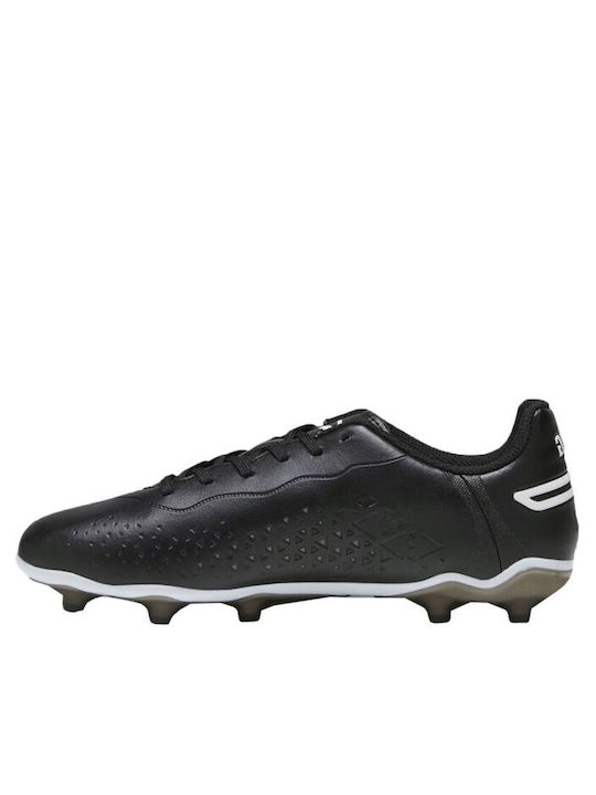 King Match Fg/Ag FG/AG Kids Soccer Cleats & Shoes with Molded Outsole Black
