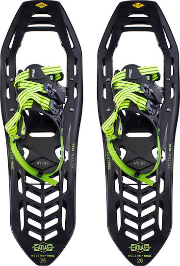 Atlas Helium Trail Kit Snowshoes Black Bright Green