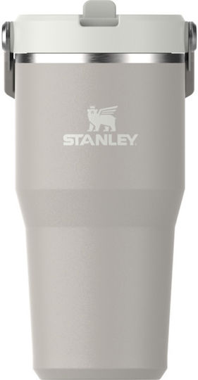 Stanley Iceflow Flip Straw Tumbler Glass Thermos Stainless Steel 600ml Flip Straw with Straw