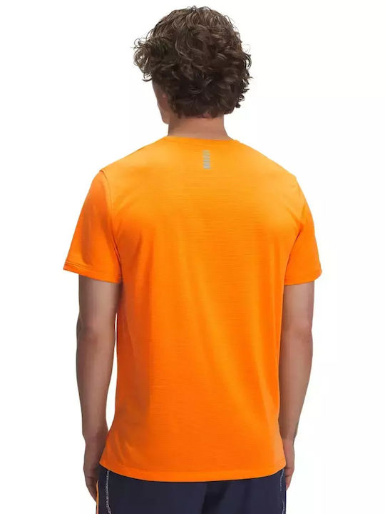 Under Armour Ua Launch Tricou Cu Mânecă Scurtă Portocaliu