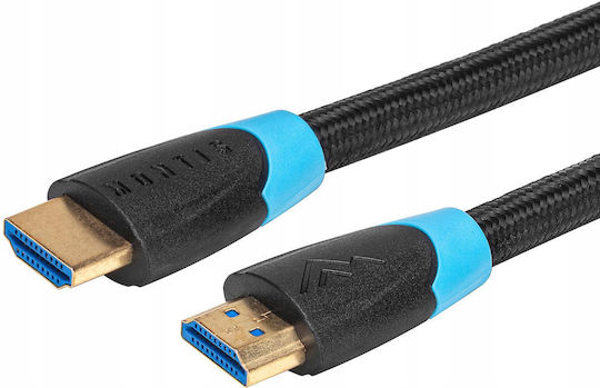 Montis HDMI 2.0 Premium High Speed 4K 60Hz HDR Cable HDMI male - HDMI male 2m Μαύρο