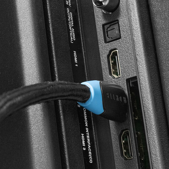 Montis HDMI 2.0 Premium High Speed 4K 60Hz HDR Cable HDMI male - HDMI male 1m Μαύρο