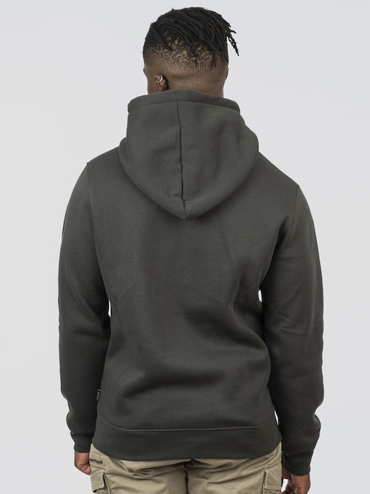 Sweatshirt with Hood Green