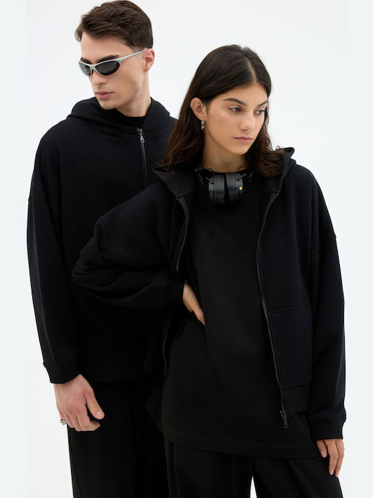 Суитшърт с Качулка Black