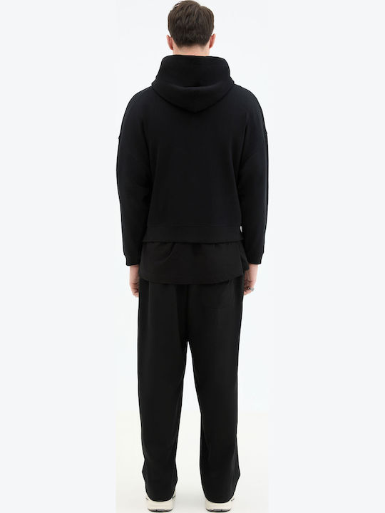 Суитшърт с Качулка Black