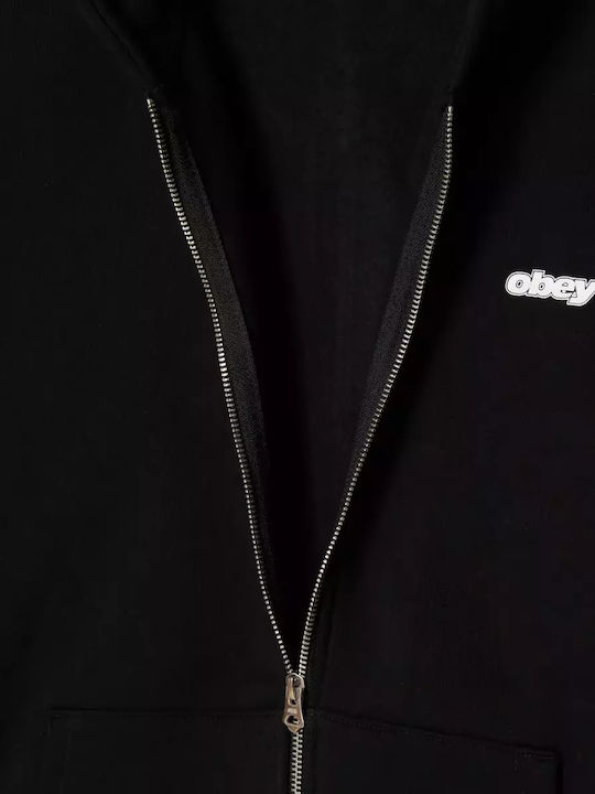 Ζακέτα με Κουκούλα Black