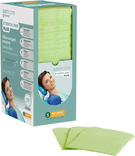 Bournas Medicals Dental Green Towel 2ply + 1ply with Dispenser