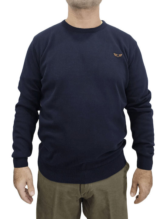 Cl01 Langarm-Pullover Navy.