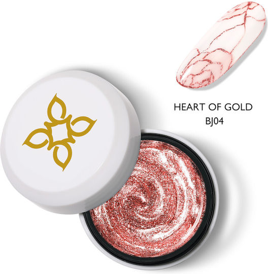 Bluesky Gel Νυχιών Paint Heart Gold 04 8ml 8gr