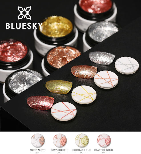 Bluesky Nail Art Gel Silver 11 8gr