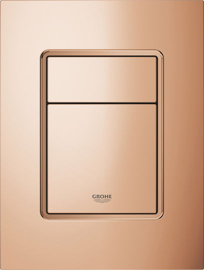 Grohe Skate Cosmopolitan S Flush Plate Dual Flush Warm Sunset