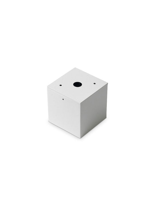 Ideal Lux Techo Πλαφονιέρα Οροφής Εξωτερικού Χώρου GU10 σε Λευκό Χρώμα 251561