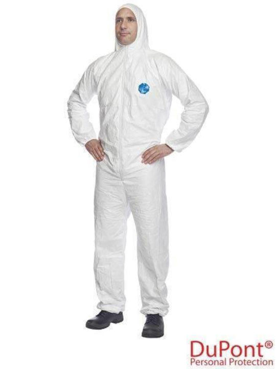 Avedo Dupont Tyvek 200 Easysafe-φόρμα Προστασίας Χημικά Κατηγορία Iii 00-white-λευκό