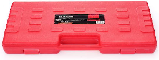 Kraft & Dele Căpăcei Pneumatic - Pneumatic Lungi cu Patrat de Prindere 1/2" Set 35buc
