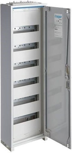 Hager Wall mounted Waterproof 12-Elements Fuse Box with 6 Rows W300xH950xD161mm
