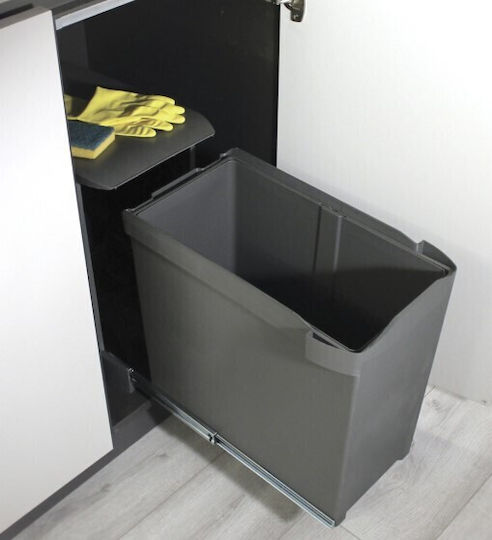 Sliding Container Automatic Opening Emuca 8906923 Anthracite 30l