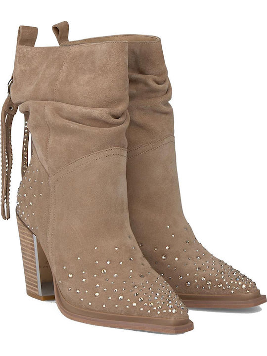 Women's Ankle Boots Beige
