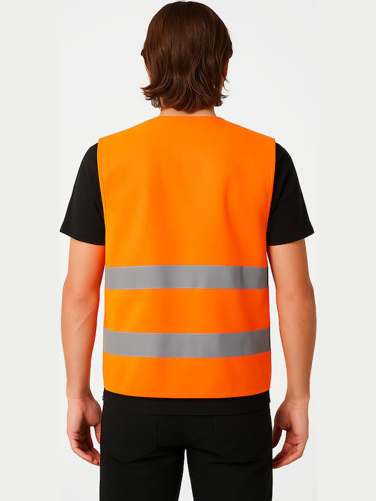 Axon Hi-vis Arbeitsweste mit reflektierenden Bändern Orange