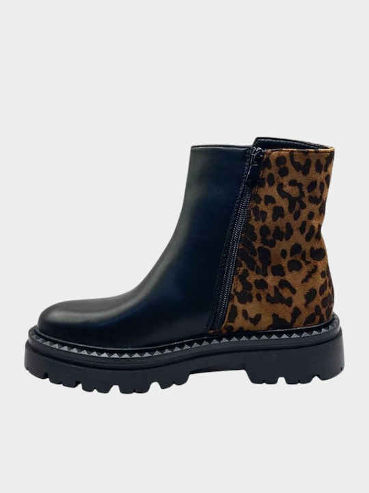Damen Stiefeletten Schwarz