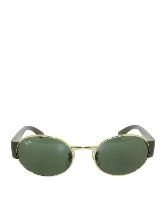 Ray Ban Unisex Sonnenbrille mit Gold Metall Gestell und Grün Linse RB3770 001/31