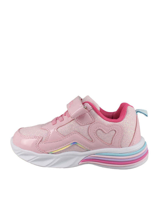 Kids Sneakers Anatomic with Lights Pink