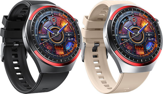 WK WH-05 Smartwatch με Παλμογράφο (Μαύρο)