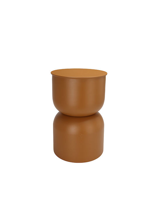 Round Side Table Wooden EKAİ M31xL31xH46cm
