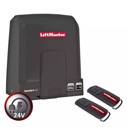 Liftmaster Sl 400 Evk Μηχανισμός Κίνησης Συρόμενης Γκαραζόπορτας 400kg Μέγ Βάρος Κρεμαγιέρα Χωρίς Κρεμαγιέρα
