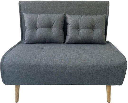 Sara Doppelsitzer Sofa Bett Grau 134x80x32cm