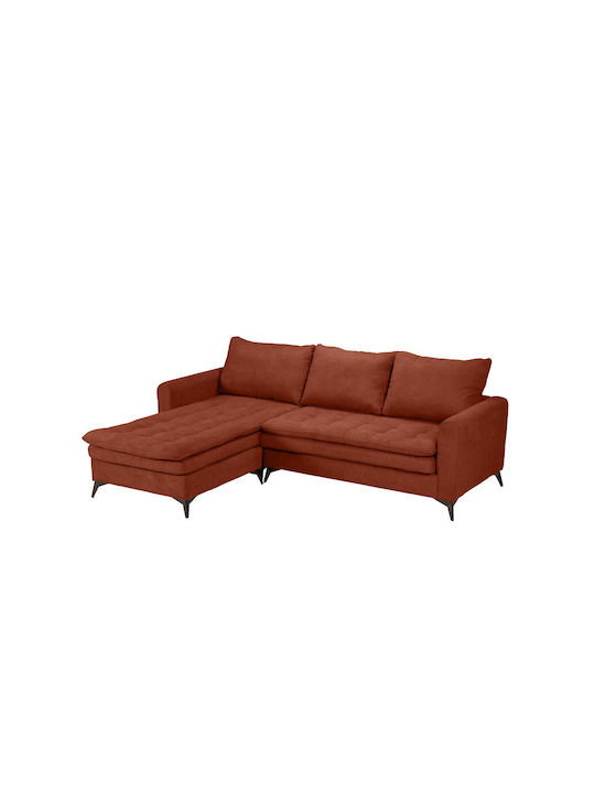 Scandalo Colțar Canapea cu Unghi reversibil Terracotta 265x188x99cm.