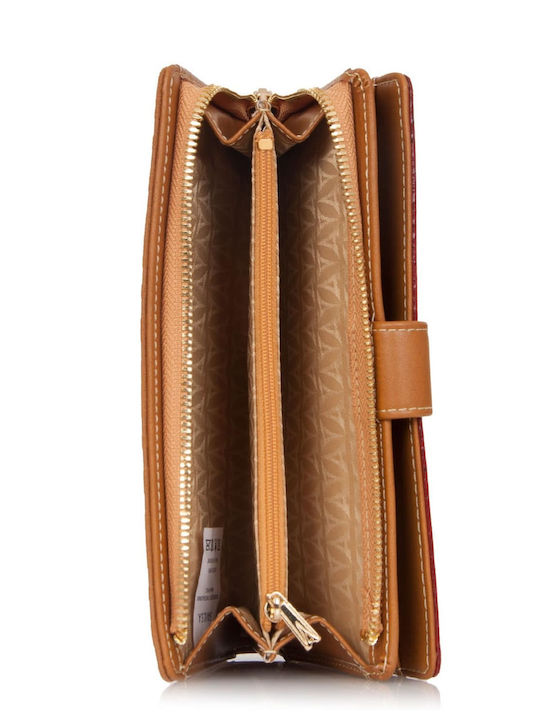 Large Women's Wallet Classic Tabac Brown